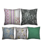 iShopping - Maguari Printed Cushion Cover Pack Of 5 (0147)