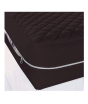 iShopping - Maguari Single Zipper Mattress Cover Dark Brown