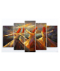 iShopping - Maguari Sufi Oil Painting Canvas Small Wall Frame 5 Pcs (0733)