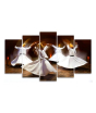 iShopping - Maguari Sufism Canvas Medium Wall Frame 5 Pcs (0671)