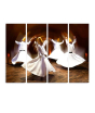 iShopping - Maguari Sufism Canvas Medium Wall Frame 4 Pcs (0670)
