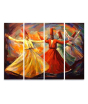 iShopping - Maguari Sufism Oil Painting Medium Wall Frame 4 Pcs (0661)