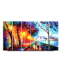 iShopping - Maguari Multi Colors Trees Medium Wall Frame 6 Pcs (0658)