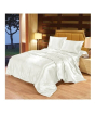 iShopping - Maguari Soft Silk Shine Double Bed Sheet White