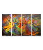 iShopping - Maguari Sufi Oil Painting Canvas Small Wall Frame 4 Pcs (0717)