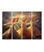 iShopping - Maguari Sufism Canvas Medium Wall Frame 4 Pcs (0669)