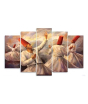iShopping - Maguari Sufism Canvas Medium Wall Frame 5 Pcs (0707)