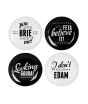 iShopping - Premier Home Pun & Games Cheese Plates - Set of 4 (722984)