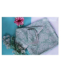iShopping - Meem Ensemble Mint Florence Bed Sheet With 2 Pillowcase