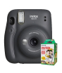 iShopping - Fujifilm Instax Mini 11 Instant Camera Charcoal Gray - With 20 Sheets