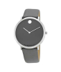 iShopping - Movado Museum Leather Men's Watch Grey (0607147)