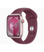 iShopping - Apple Watch Series 9 Pink Aluminum Case With Sport Band-GPS-45 mm-Mulberry