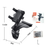 iShopping - Muzamil Store 360 Free Spin Portable Car Phone Holder Black