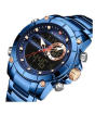 iShopping - Naviforce Dual Time Blue Edition For Men’s (Nf-9163-2)