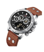 iShopping - Naviforce Dual Time Exclusive Edition Watch For Men Brown (Nf-9224-6)