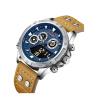 iShopping - Naviforce Steel Dual Time Exclusive Watch For Men Brown (nf-9224-4)