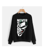 iShopping - AMV Apparels Never Sorry Printed Sweat Shirt For Unisex (0112)