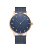 iShopping - Obaku Brink Ocean Stainless Steel Mesh Men's Watch Blue (V248GXVLML)