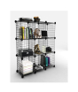 iShopping - Oddity DIY 9 Cubes Shelf Cabinet - Black