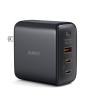 iShopping - Aukey Omnia II Mix 65W PPS Wall Charger - Black (PA-B6T)