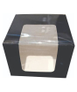 iShopping - Packaging One Bento Cake Box For Big Window Box Black (Pack Of 5)