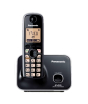 iShopping - Panasonic 2.4GHz Digital Cordless Phone Black (KX-TG3711)
