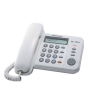 iShopping - Panasonic Landline Telephone White (KX-TS580MX)
