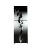 iShopping - PEL Curved Glass Door Freezer-on-Top Refrigerator 11 cu ft (PRCGD-6360)