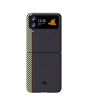 iShopping - Pitaka Carbon Fiber Magnetic Case For Galaxy Z Flip 4 Overture (AMT-6775)