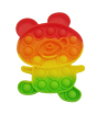 iShopping - Planet X Pop Bubble Fidget Rainbow Teddy Bear 2 Silicone Toy (PX-11120)