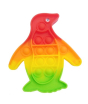 iShopping - Planet X Pop Bubble Fidget Spinner Pop It Rainbow Penguin Silicone Toy (PX-11117)
