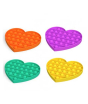 iShopping - Planet X Silicone Pop It Toy Heart Multi Colors (PX-11088)