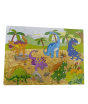 iShopping - Planet X Wooden Jurassic Park Dinosaur Land Puzzle (PX-10238)