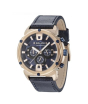 iShopping - Police Leather Strap Chronograph Men's Watch Blue (15047JSR/03)