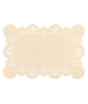 iShopping - Premier Home Flower Design Placemats Ivory Pack Of 2 (1203546)