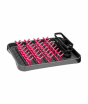 iShopping - Premier Home Grey And Hot Pink Dish Drainer (806569)