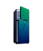 iShopping - PEL Glass Door Freezer-on-Top Refrigerator 11 Cu Ft Ocean Blue Prism (PRGD-6350)