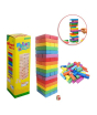iShopping - Planet X Jenga Wooden multicolor Stacking Tower Board Game (PX-11332)