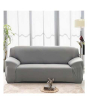 iShopping - Rainbow Linen Jersey Sofa Cover 6 Seater Light Gray