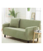 iShopping - Rainbow Linen Jersey Sofa Cover 7 Seater Light Green
