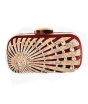 iShopping - Rangoon Beads Fancy Clutch For Women Mehroon