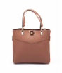 iShopping - Rangoon Double Handle Tote Bag For Women Brown