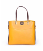 iShopping - Rangoon Double Handle Tote Bag For Women Mustard