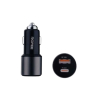 iShopping - Rofee 65W Dual Port Smart and Fast Car Charger Black (RC-831)