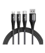 iShopping - Joyroom 3 In 1 Charging Cable Black (S-1230G4)