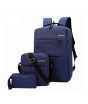 iShopping - Saad Collection 3 in 1 Laptop Handbag & Backpack (0054)-Blue