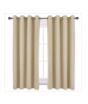 iShopping - Sajid Zaib Velvet Jacquard Curtains 2 Pcs Biege