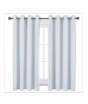 iShopping - Sajid Zaib Velvet Jacquard Curtains 2 Pcs Grayish White