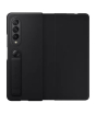 iShopping - Samsung Galaxy Z Fold 3 Leather Flip Stand Cover Black