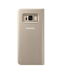 iShopping - Samsung Clear View Standing Gold Cover For Galaxy S8